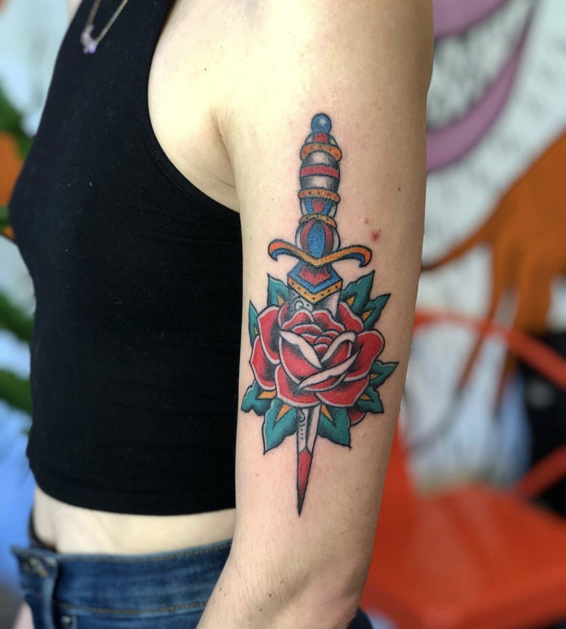 Traditional Dagger Tattoo Meaning